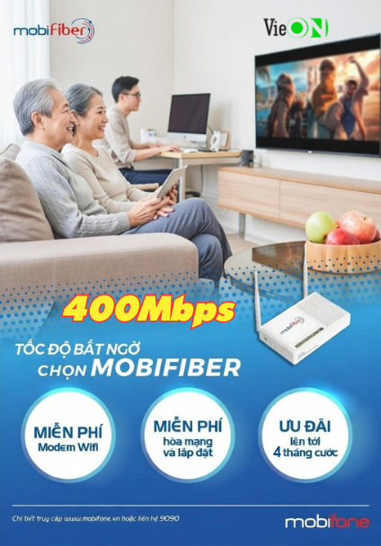 MobiFiber - 6 WIFI_TV2 - 400Mbps